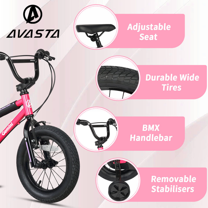 AVASTA 14 Inch Little Kids Bike Starry