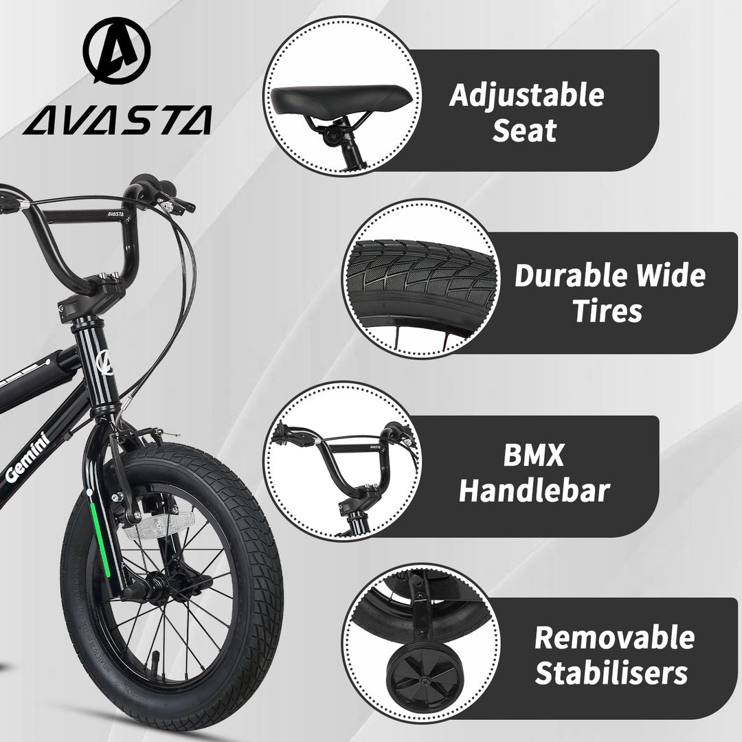 AVASTA 14 Inch Little Kids Bike Starry