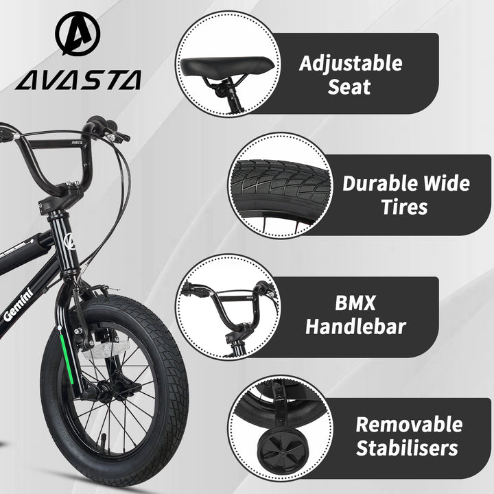 AVASTA 14 Inch Little Kids Bike Starry