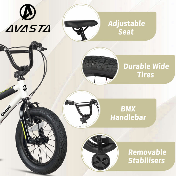 AVASTA 14 Inch Little Kids Bike Starry