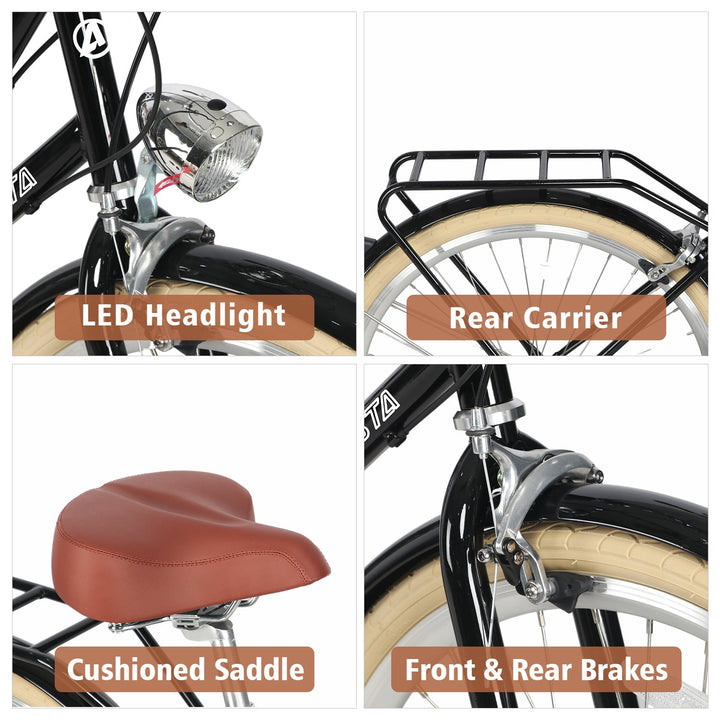 Women's 6 Speed Cruiser Bicycle
