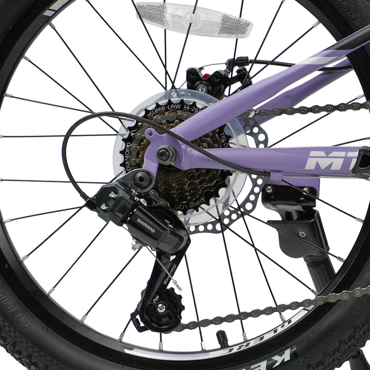 Glerc 20" Kids Mountain Bike with Shimano 7-Speed & Disc Brakes - Apex