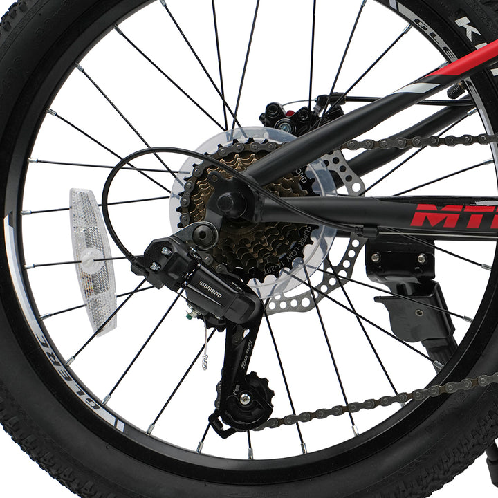 Glerc 20" Kids Mountain Bike with Shimano 7-Speed & Disc Brakes - Apex