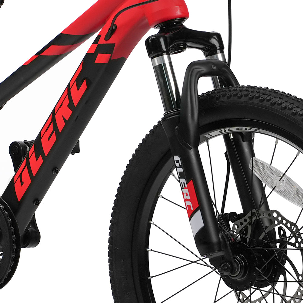 Glerc 20" Kids Mountain Bike with Shimano 7-Speed & Disc Brakes - Apex