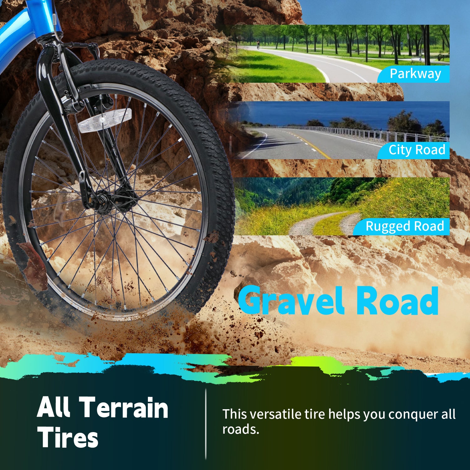 Glerc 24 inch bike - Mesa