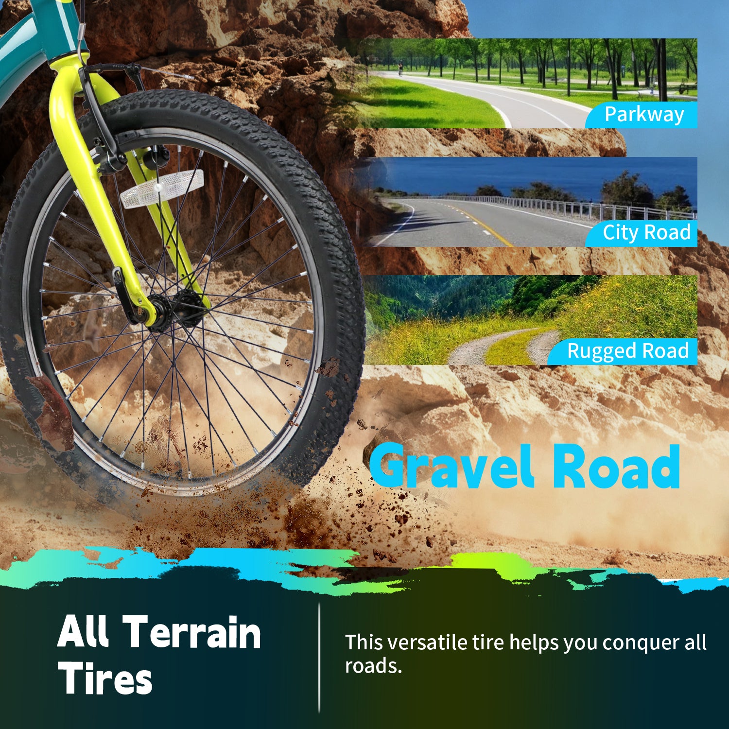 Glerc 24 inch bike - Mesa