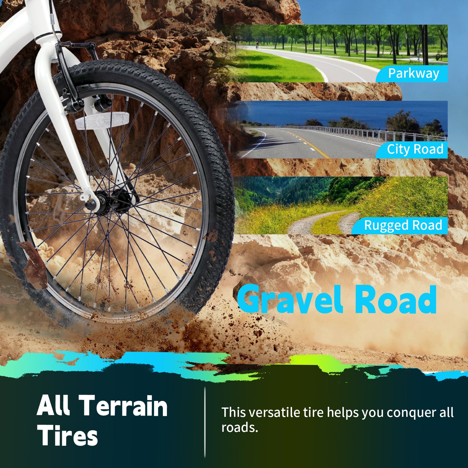 Glerc 24 inch bike - Mesa