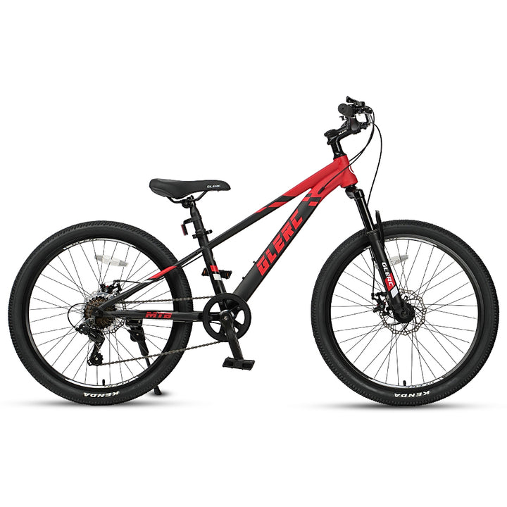 Glerc 24" Kids Mountain Bike with Shimano 7-Speed & Disc Brakes - Apex