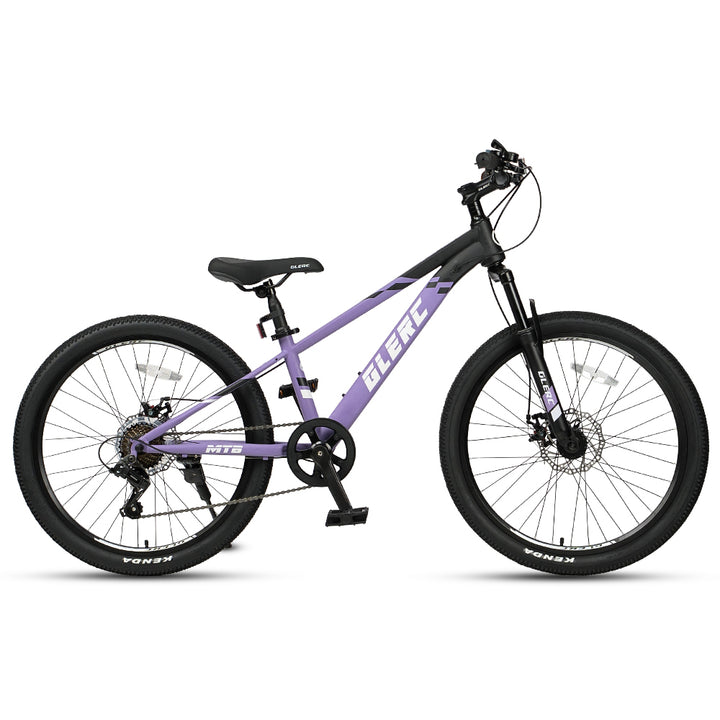 Glerc 24" Kids Mountain Bike with Shimano 7-Speed & Disc Brakes - Apex