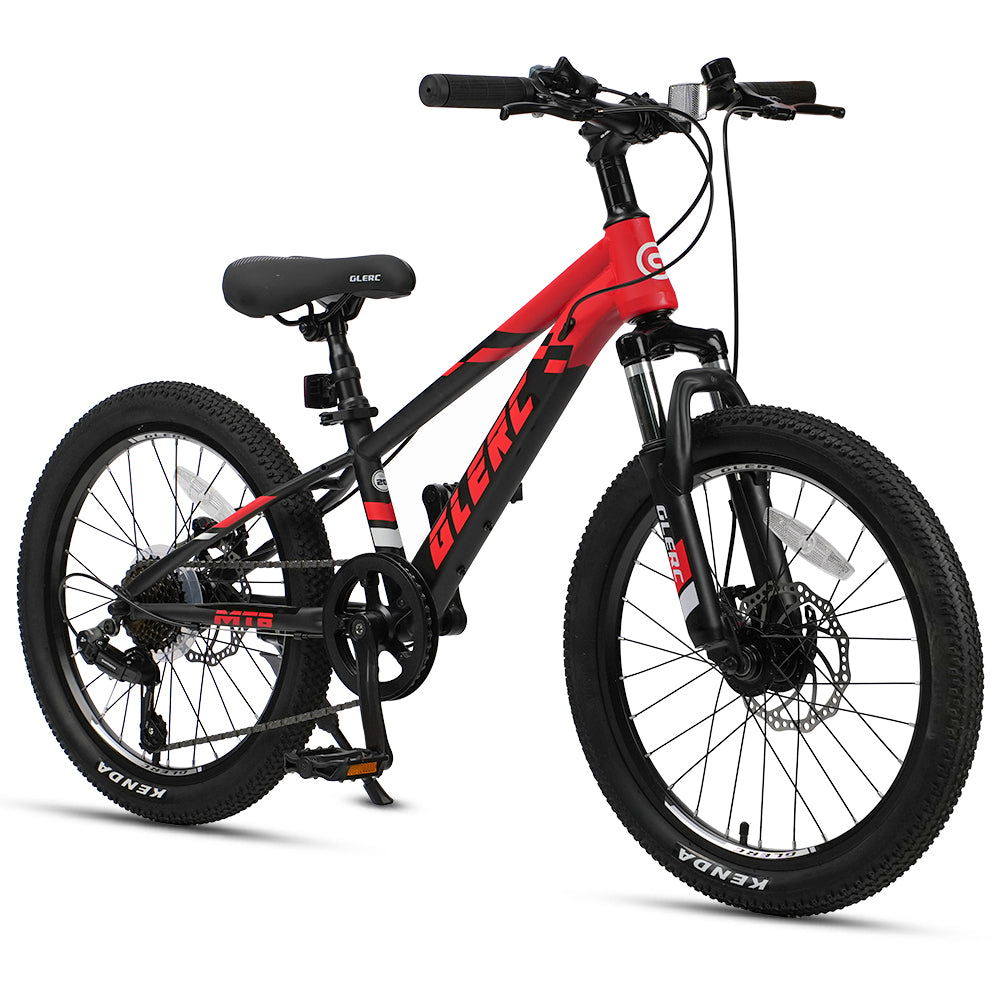 Glerc 20" Kids Mountain Bike with Shimano 7-Speed & Disc Brakes - Apex