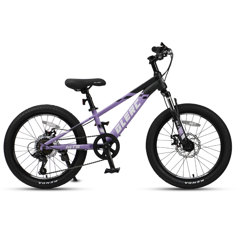 Glerc 20" Kids Mountain Bike with Shimano 7-Speed & Disc Brakes - Apex