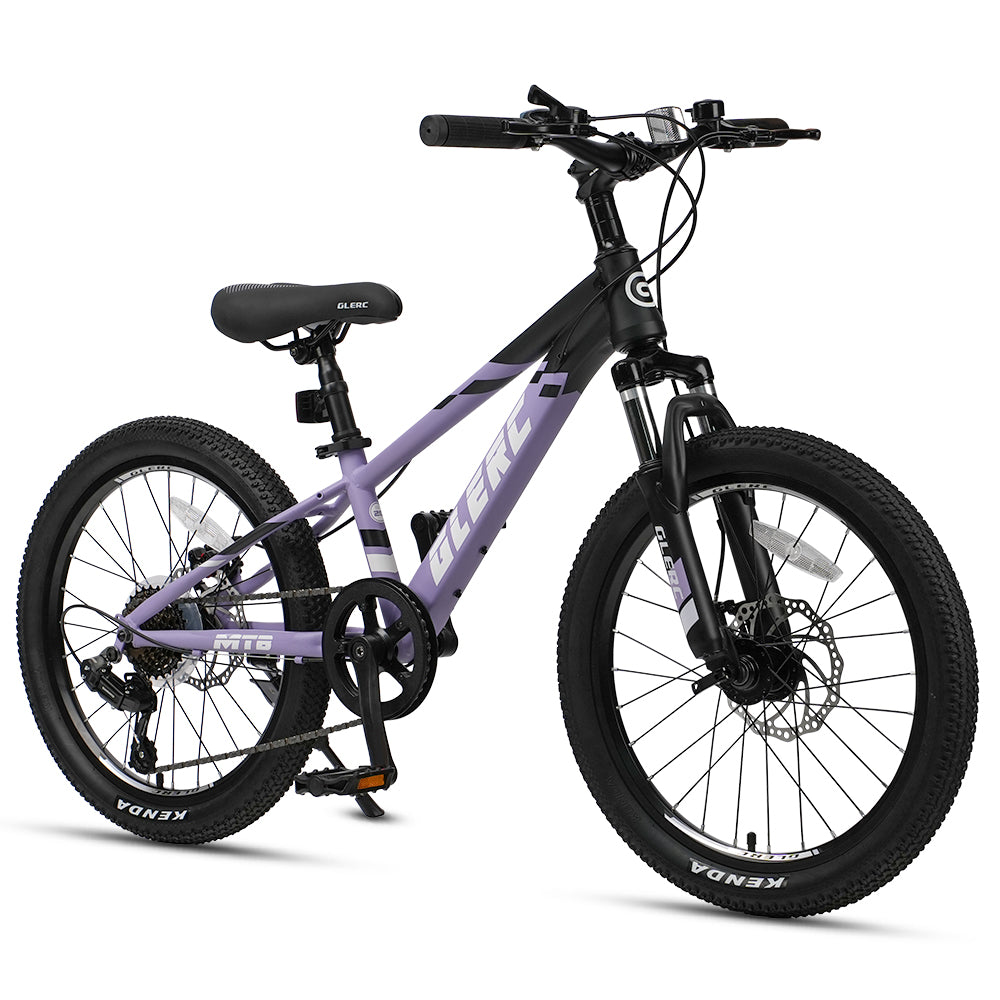 Glerc 20" Kids Mountain Bike with Shimano 7-Speed & Disc Brakes - Apex