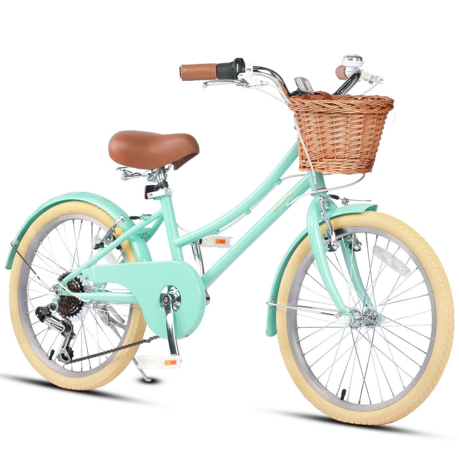GLERC 20-Inch Hybrid Girls Bike - 6-Speed for Ages 7-10 – GlercBikesUK