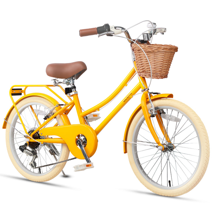 Glerc 20 Inch Hybrid Bike with Rear Rack-Missy